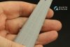 Quinta Studio QRV-033 Triple riveting rows (rivet size 0.20 mm, gap 0.8 mm, suits 1/32 scale), White color, total length 3,7 m/12 ft